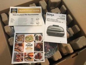 Ninja Foodi Smart XL Grill recipe book and instructions